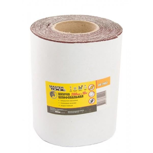 Шкірка шліфувальна Mastertool GM на тканинній основі Р 36 200 ммx10 м (11804)