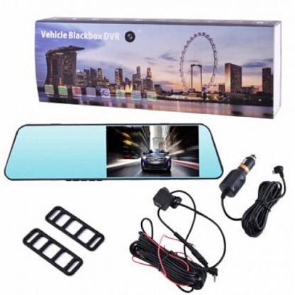 Видеорегистратор зеркало 1031 LCD 4,3" 2 камеры 1080P Full HD - фото 5