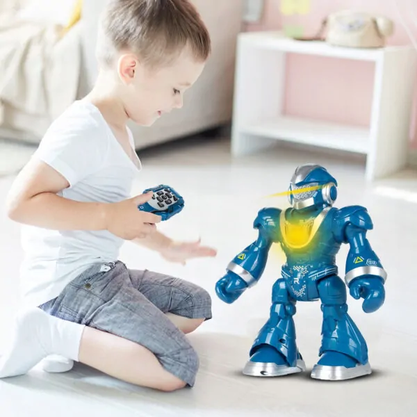 Интерактивный танцующий робот Dancing Robot на пульте управления Голубой (ROB62125) - фото 4