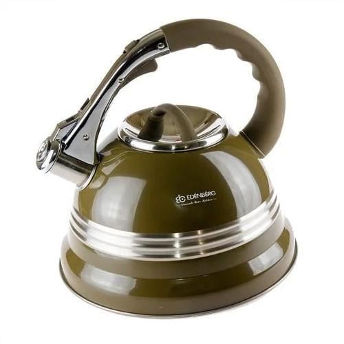 Чайник зі свистком Edenberg EB-1958 з турбо индукційним дном 3 л (EB-1958) Чайник зі свистком Edenberg EB-1958 з турбо индукційним дном 3 л (EB-1958)
