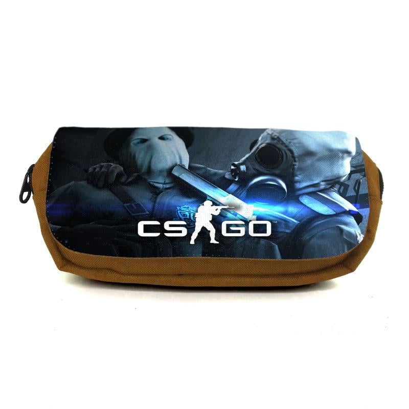 Пенал школьный Контр Забастовка CSGO-0011 коричневый (1442739987)