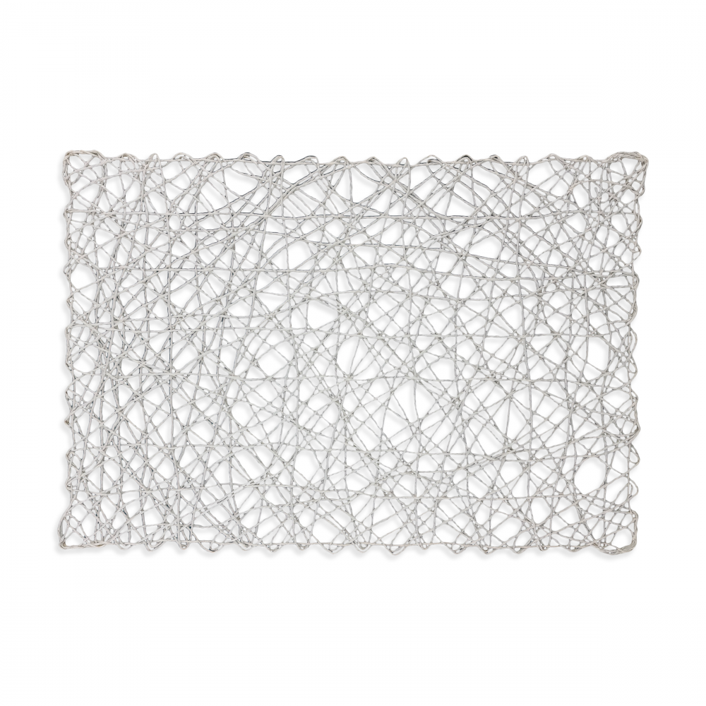 Підставка під тарілки ажурна прямокутна 45х30 см Кремовий (CLN-063)