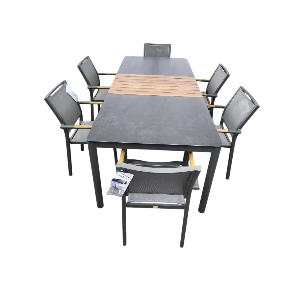 Комплекты садовой мебели обеденной Couture Polo Black (29081638)