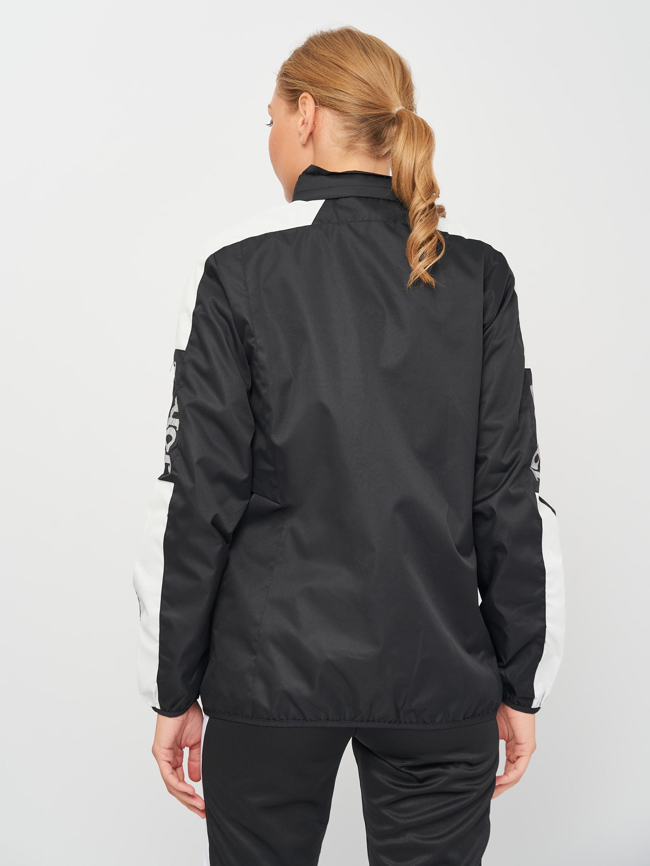 Куртка ветрозащитная Joma 900382.102 Rainjacket Champion Iv L Black-White Woman (9997037345116) - фото 2