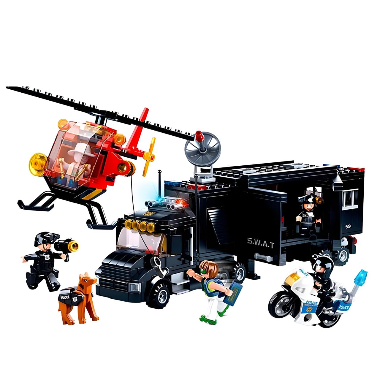 Конструктор Sluban Полицейский трейлер 540 деталей (M38-B0659)