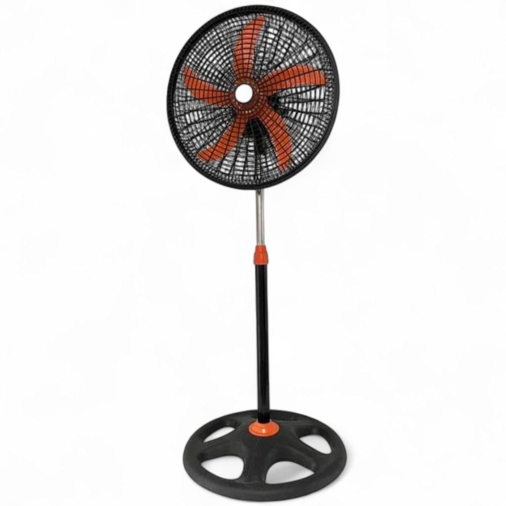 Вентилятор напольный Rainberg RB-1802 180 Вт 3 скорости Black/Orange (V_RB-1802Black)
