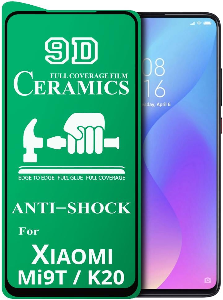 Защитная пленка Ceramics Xiaomi Mi 9T/Redmi K20 керамическая 9D (16489)