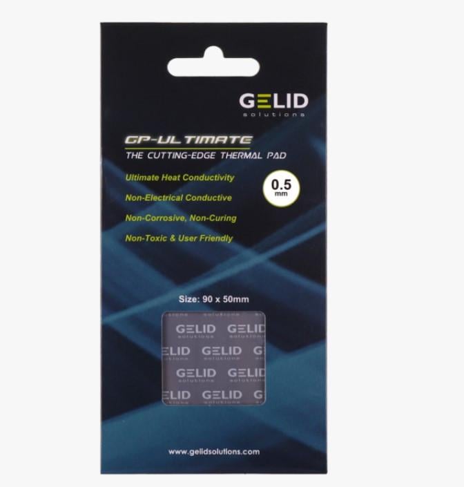 Термопрокладка Gelid Solutions GP-Ultimate 90х50х0,5 мм 15w/mk TP-GP04-A (1897593350)