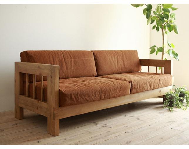 Диван деревянный мягкий JecksonLoft Земас 76х80х120 см Рыжий (0211) - фото 3 Диван деревянный мягкий JecksonLoft Земас 76х80х120 см Рыжий (0211) - фото 3