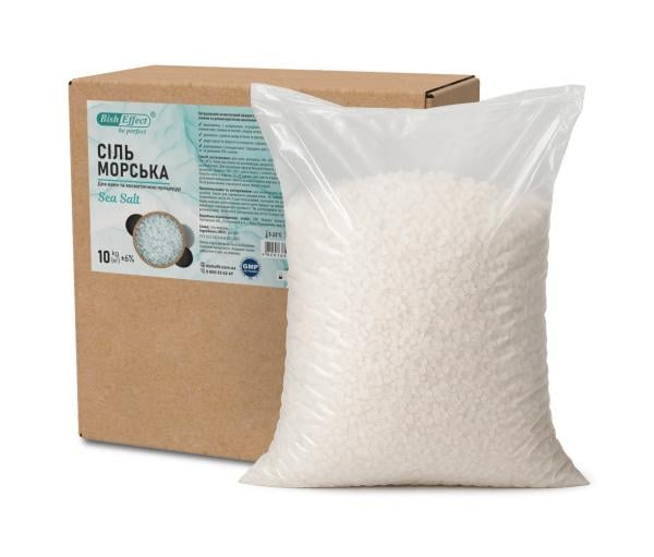 Сіль морська для ванн Бішофіт Полтавський для догляду за шкірою 20 кг (29621726)