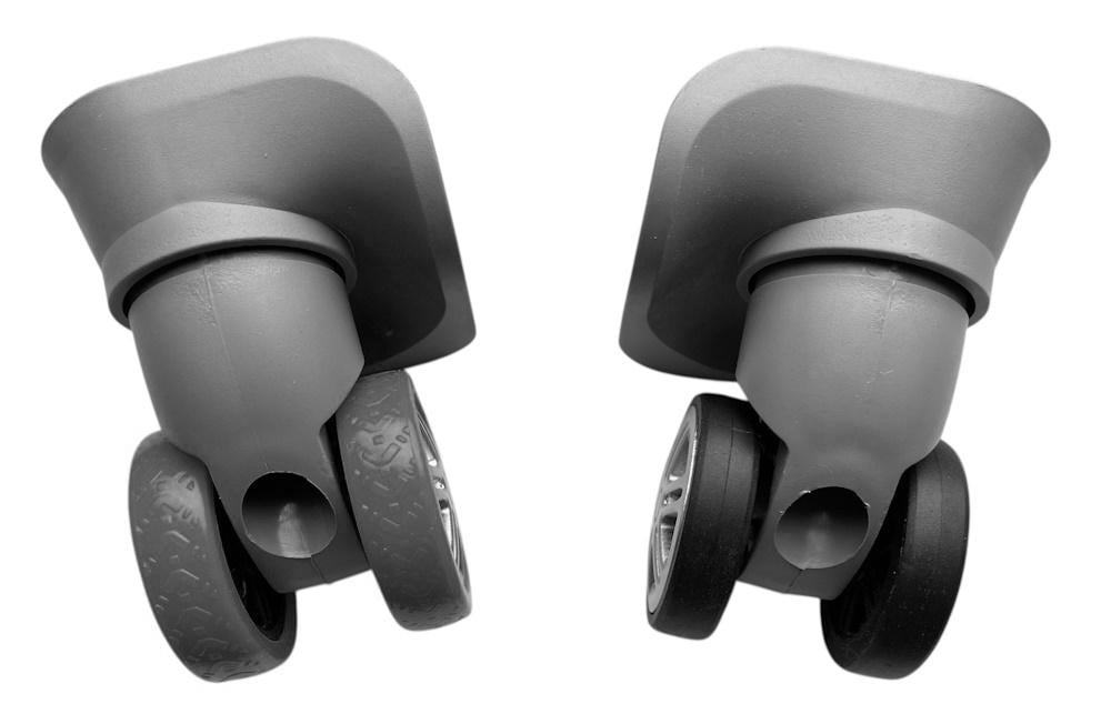 Накладки силиконовые на колеса для чемодана 1020 8 шт. Серый