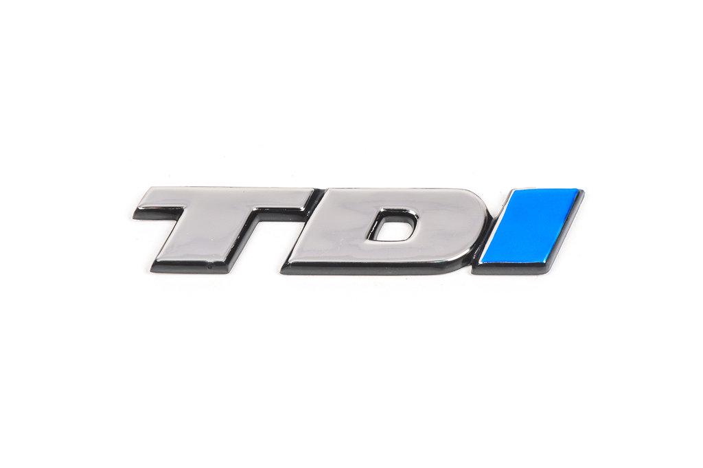Задняя надпись Tdi OEM Ісиняя Davs Auto для Volkswagen T4 Caravelle/Multivan abs-пластик Хром