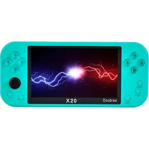 Игровая консоль портативная Intex Data Frog X20 Doubles Green