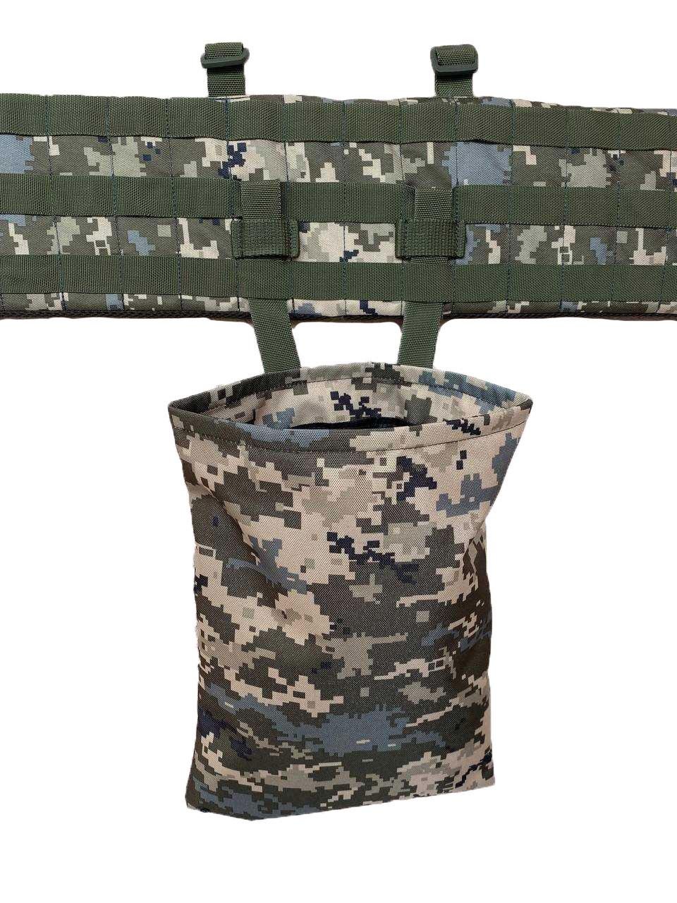 Підсумок для скидання магазинів з підкладкою на дуже надійній системі MOLLE МК Піксель (3575610)