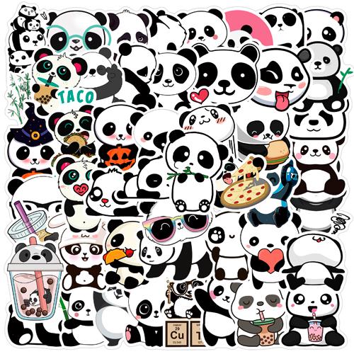 Набор наклеек Панда Panda 50 шт. (3162)