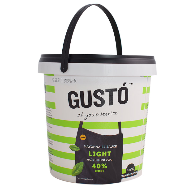 Майонезный соус Gusto Light 40% 1 кг