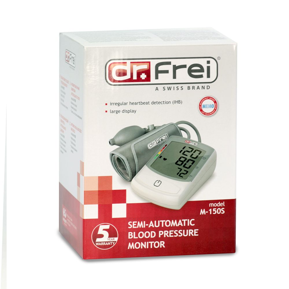 Тонометр полуавтоматический Dr. Frei М-150S (662526883) - фото 2 Тонометр полуавтоматический Dr. Frei М-150S (662526883) - фото 2