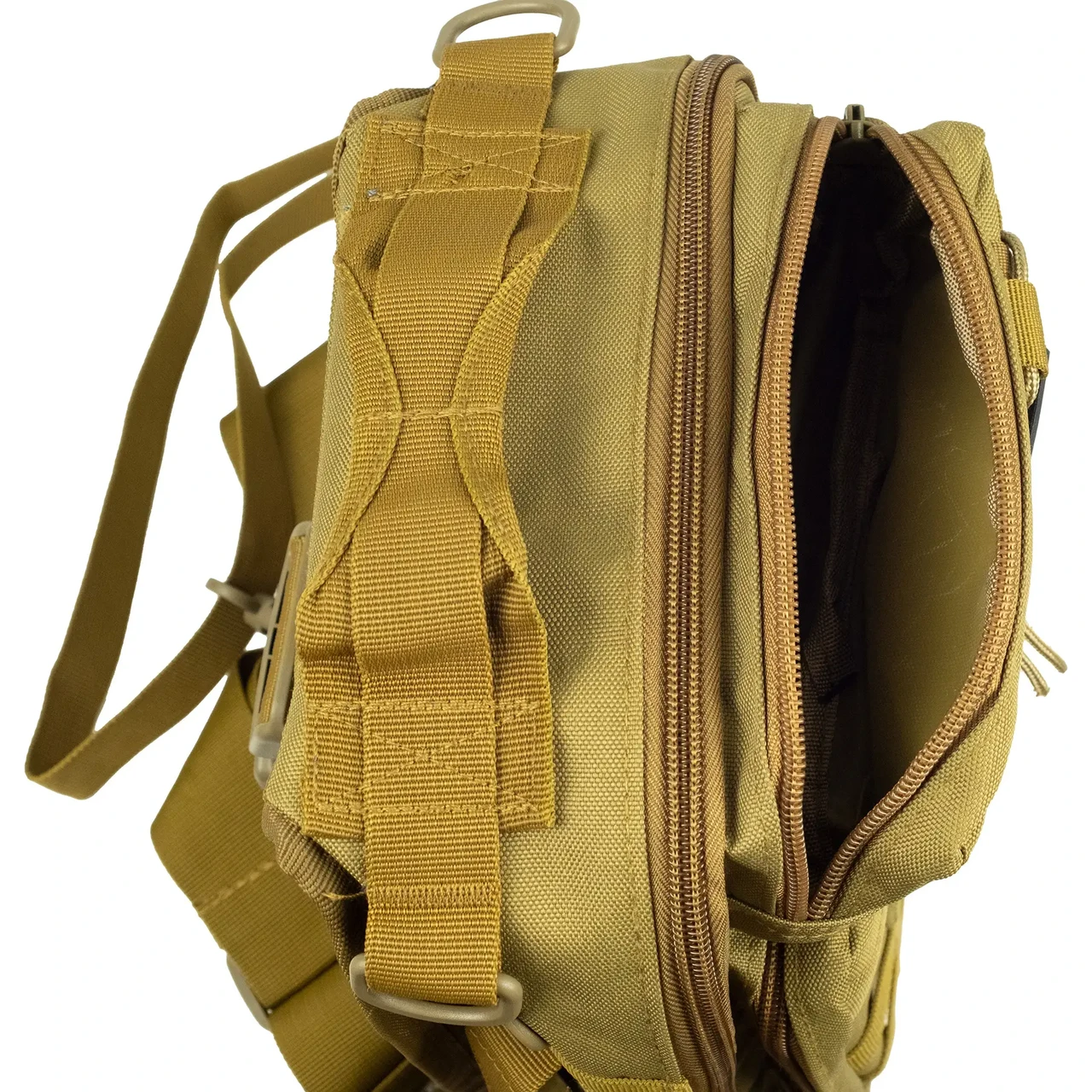 Сумка через плечо Tribe Sling Pack T-IE-0003 6,5 л Coyote (T-IE-0003-coyote) - фото 9