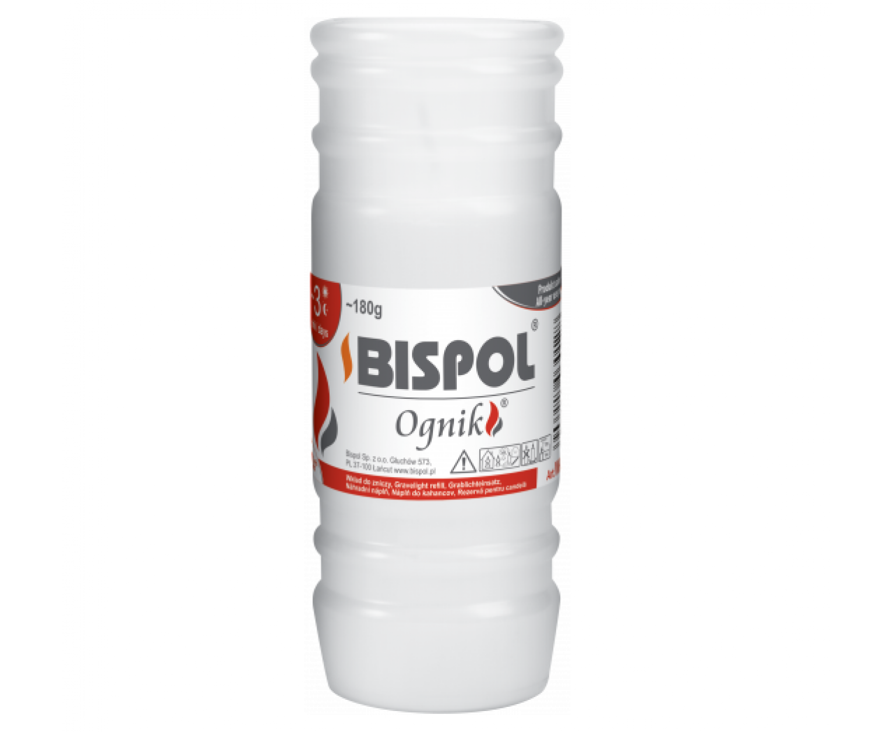 Свеча парафиновая Bispol 3 дня 3 шт. (100-414)