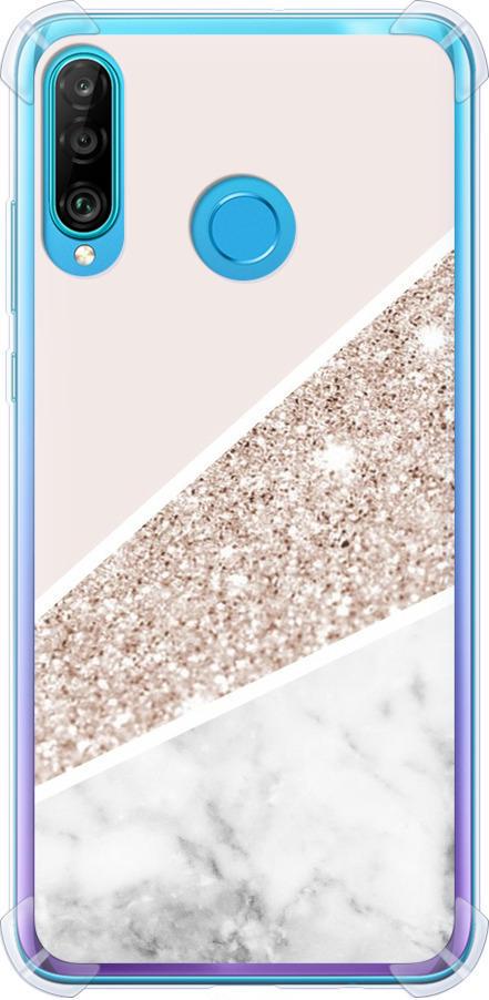 Чехол на Huawei P30 Lite Пастельный мрамор (4342sp-1651-42517) Чехол на Huawei P30 Lite Пастельный мрамор (4342sp-1651-42517)