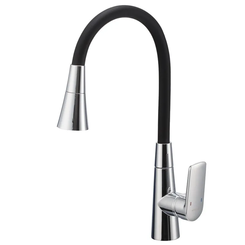 Смеситель для кухни MIXXUS Premium Matis 011-T силиконовый излив Nut/Refl Black (MI8266) Смеситель для кухни MIXXUS Premium Matis 011-T силиконовый излив Nut/Refl Black (MI8266)