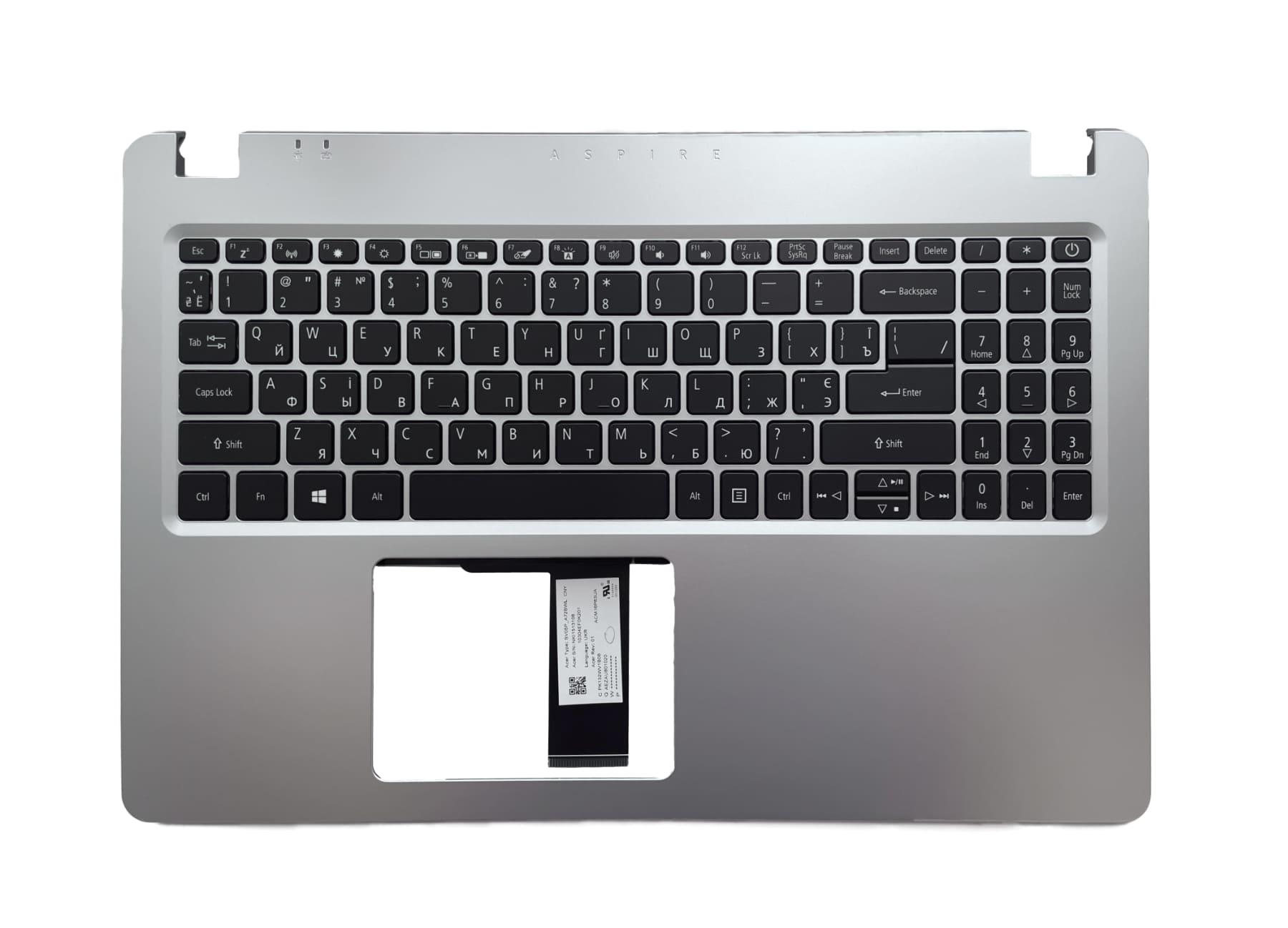 Верхняя панель и клавиатура для ноутбука Acer Aspire A515-43/A515-43G (6B.HGXN2.009)