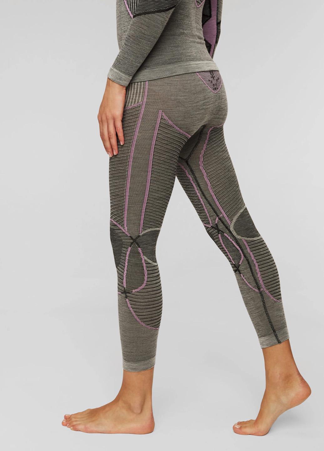 Комплект термобелья женский X-Bionic Apani Merino 4.0 Set CL-WT06W23M+CL-WP05W23W-B343 M Black/Grey/Magnolia - фото 12