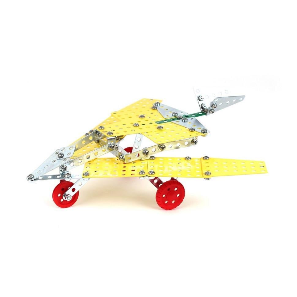 Конструктор детский металлический ТехноК 4869TXK Самолет-невидимка 183 детали (24836)