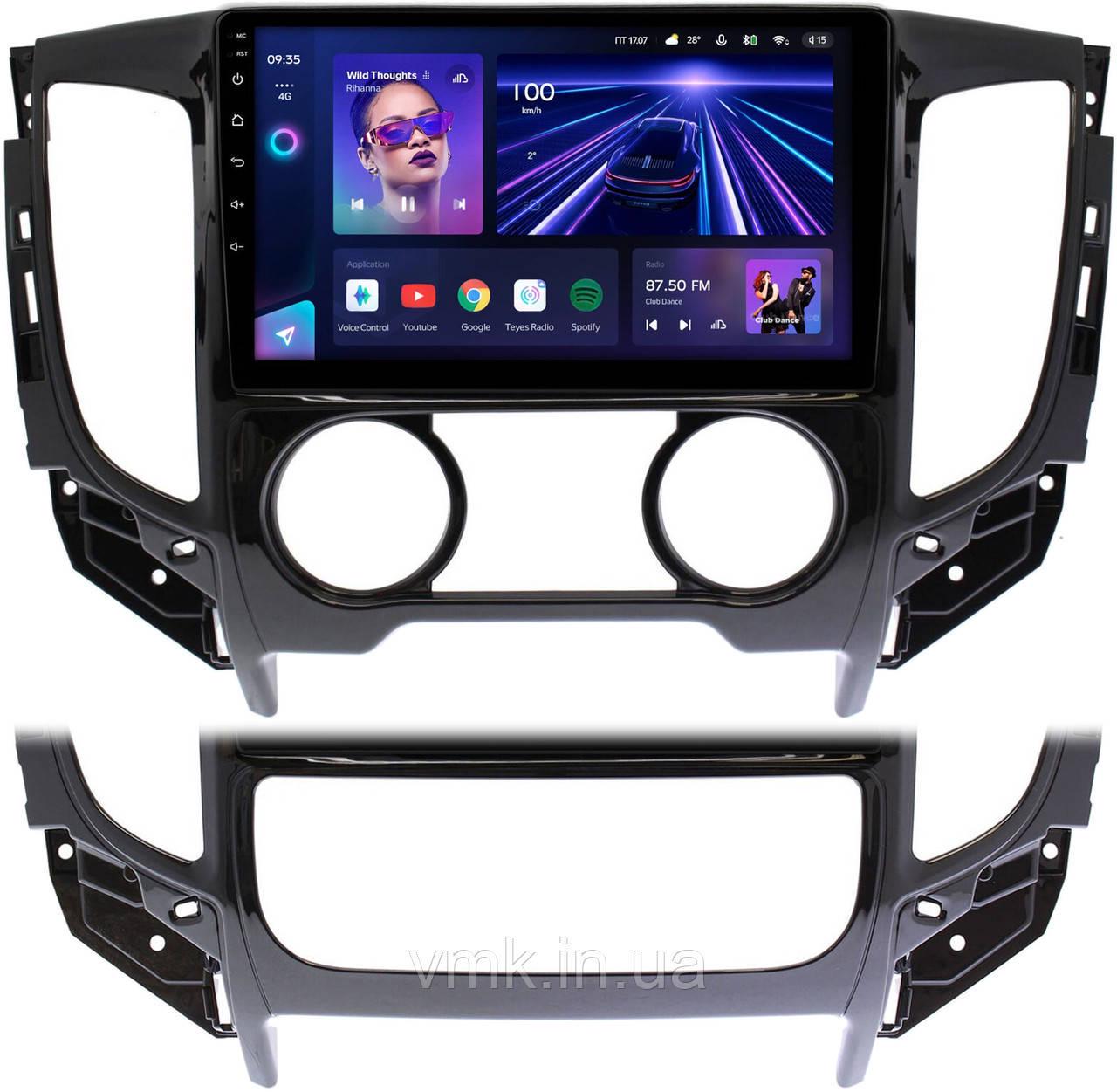 Автомагнитола Mitsubishi L200 Triton 2015-2019 ТОП платформа 7862/8 ядер/4G/DSP/CarPlay/Android/QLED (М-49752-9-Т6)