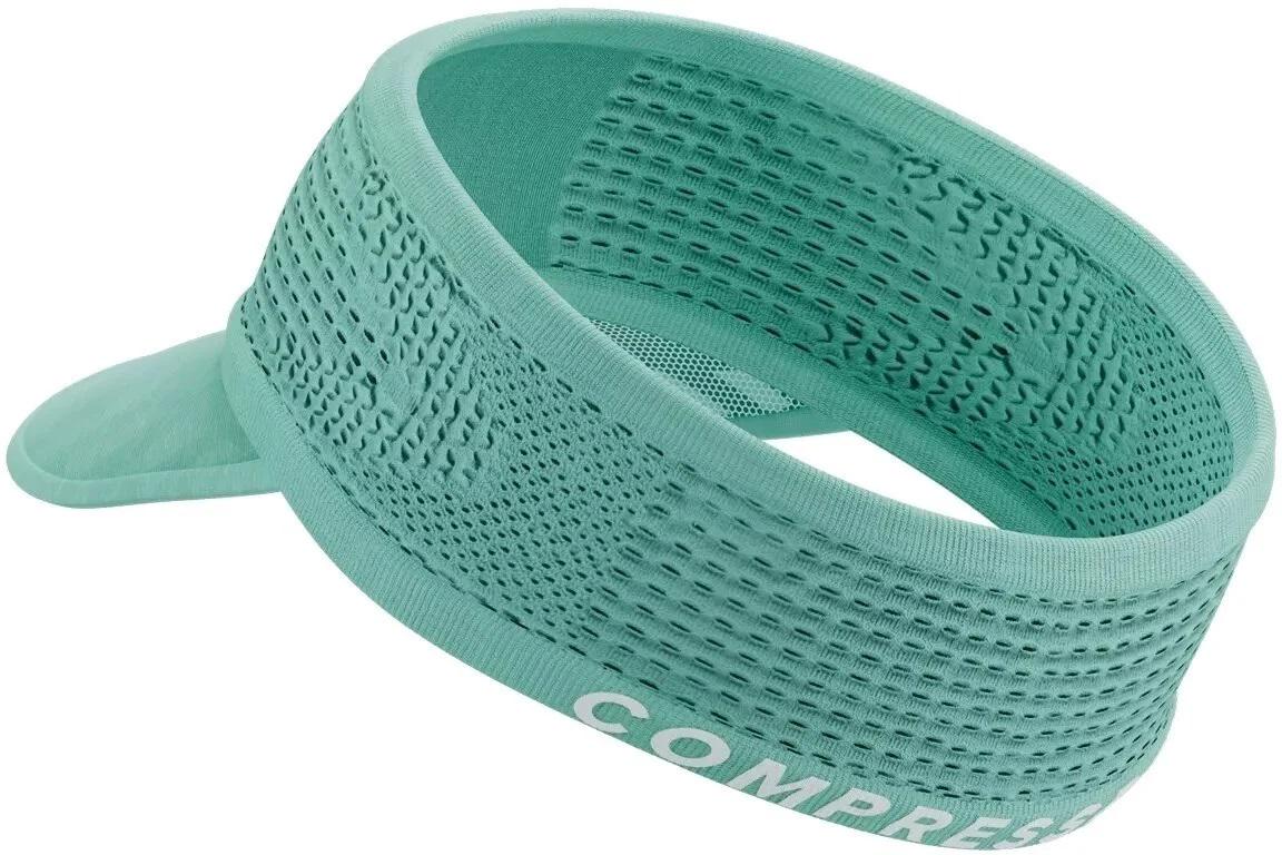 Повязка на голову с козырьком Compressport Spiderweb Headband On/Off Shell Blue - фото 2