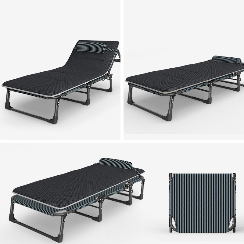 Шезлонг садовый WCG FB-S02-PM с подушкой/матрасом Черный (FB-S02-PM 1) - фото 5 Шезлонг садовый WCG FB-S02-PM с подушкой/матрасом Черный (FB-S02-PM 1) - фото 5