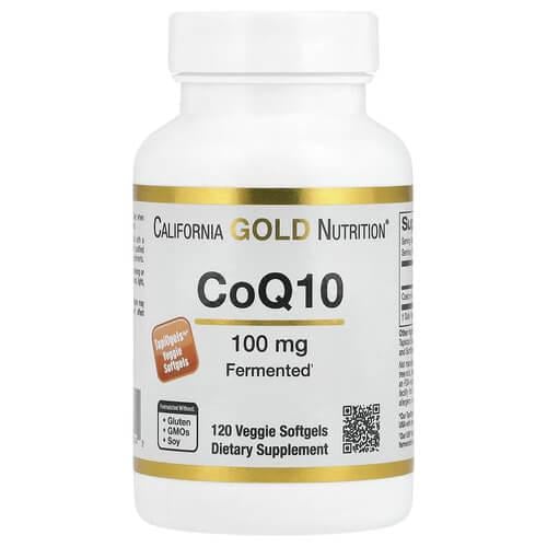 Коэнзим Q-10 California Gold Nutrition CoQ10 100 мг 120 жидких растительных капс. (CGN-00944)