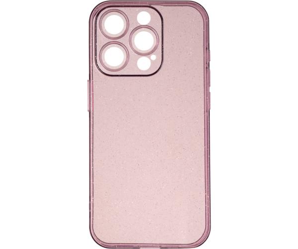 Чохол накладка Silicone Clear Shine для iPhone 15 Pro Фіолетовий - фото 1