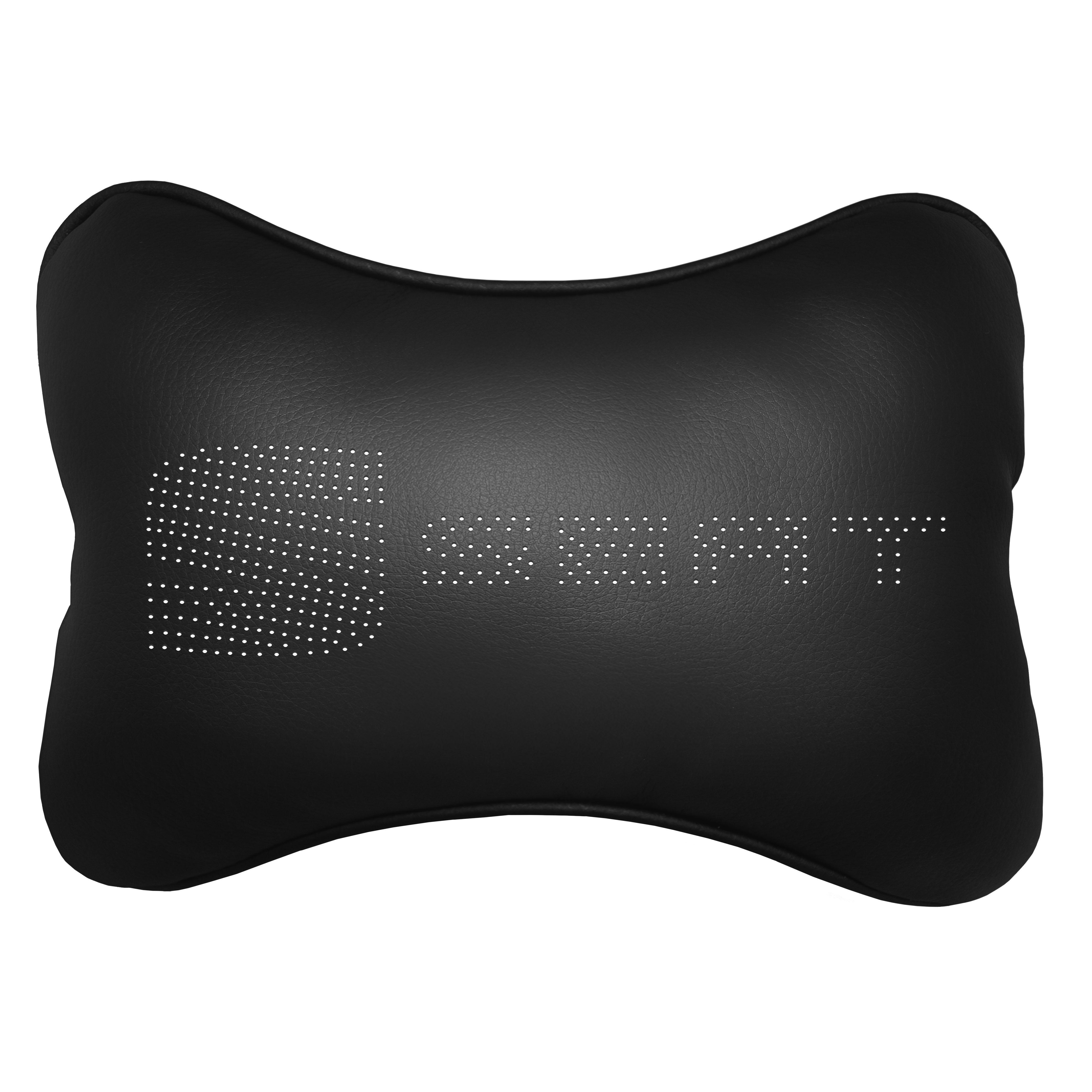 Подушка автомобильная Avtolife Seat для шеи из экокожи Черный (AVT-LBL-13) - фото 1 Подушка автомобильная Avtolife Seat для шеи из экокожи Черный (AVT-LBL-13) - фото 1