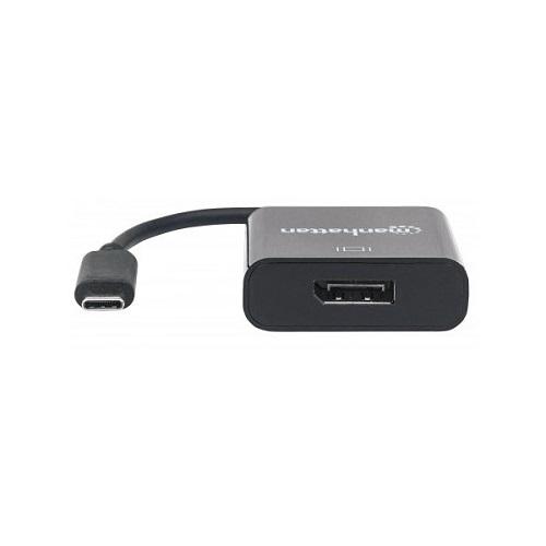 Перехідник Manhattan USB 3.1 Type-C/DisplayPort F 152020 Чорний (565421) - фото 4