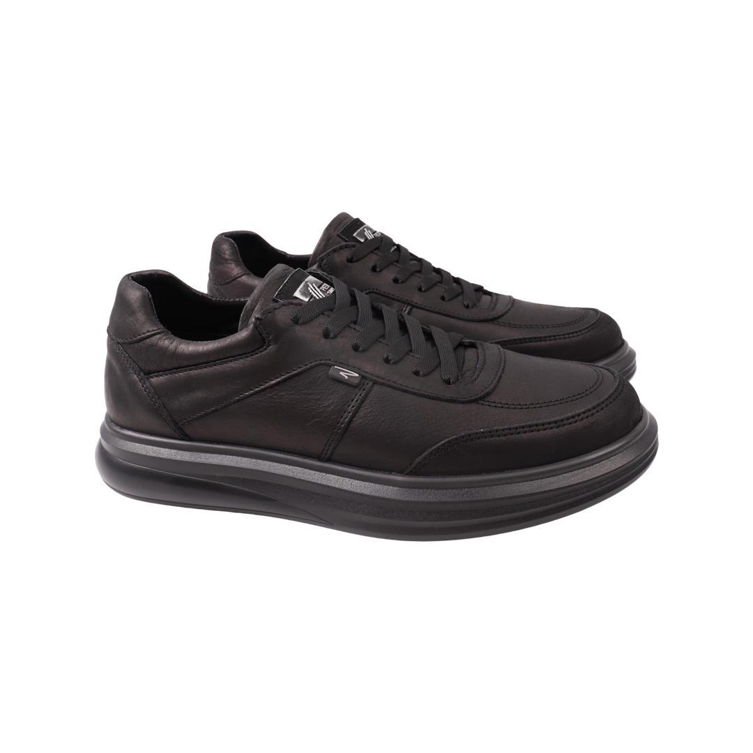 Кеды мужские Konors из кожи р. р. 40 Черный (571-21DTC)