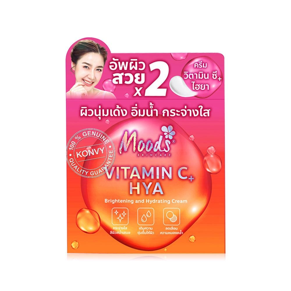 Крем для осветления и увлажнения лица Moods VitC+HYA с гиалуроновой кислотой 20 г (100102) Крем для осветления и увлажнения лица Moods VitC+HYA с гиалуроновой кислотой 20 г (100102)