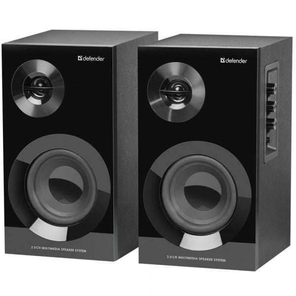 Колонки для ПК 2.0 Defender Aurora S40 40 Вт RMS MDF Bluetooth 2хRCA/3,5 мм Черный (564026)
