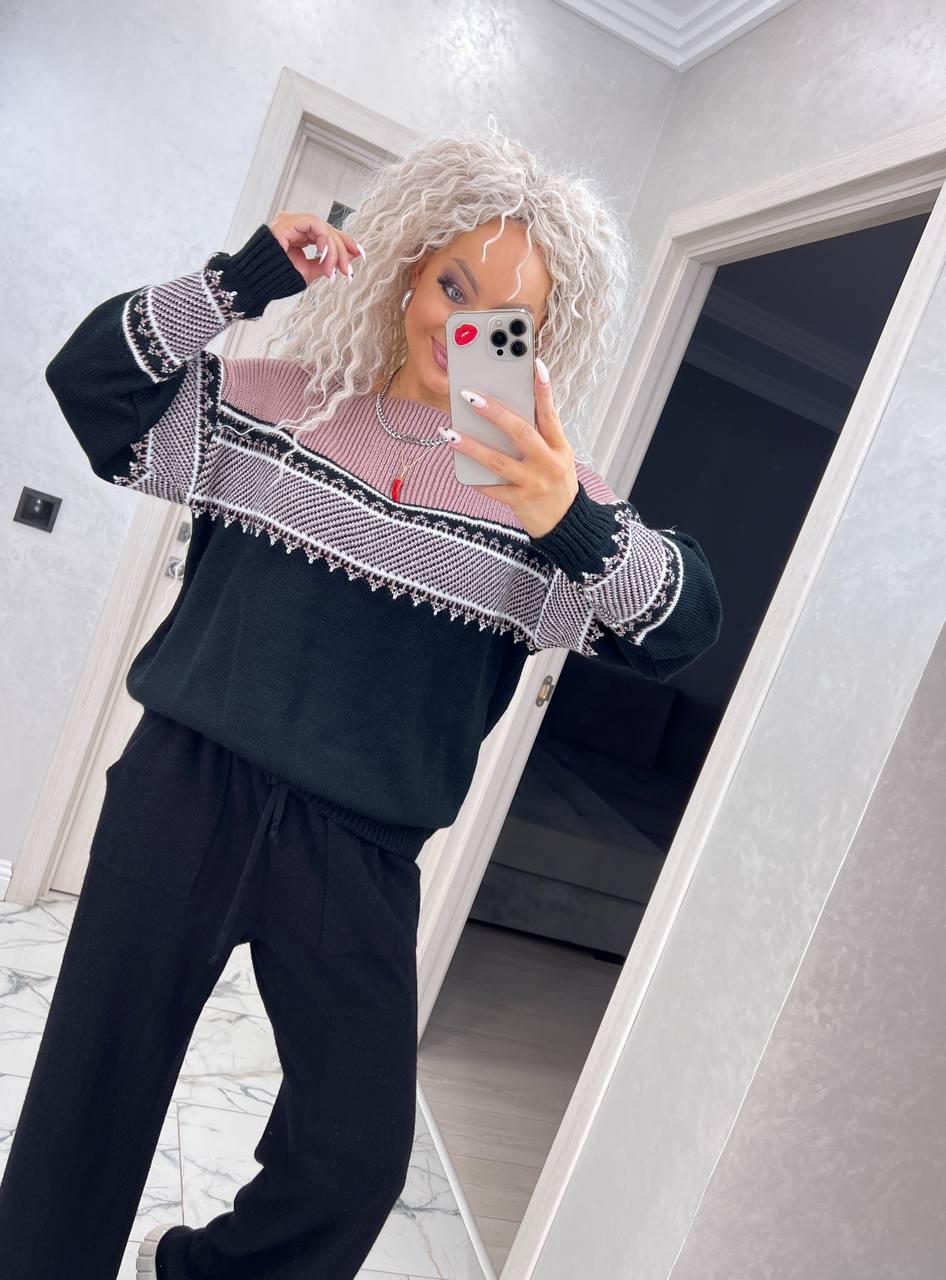 Женский свитер Миранда 44-56 мокко (2049-нс) - фото 25 Женский свитер Миранда 44-56 мокко (2049-нс) - фото 25