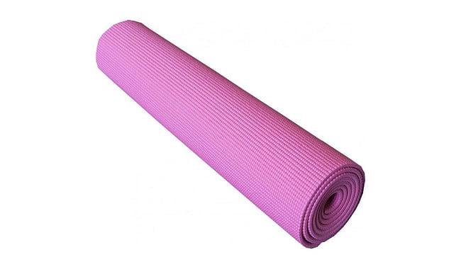 Коврик для йоги Yoga Mat 61х180 см 4 мм Розовый