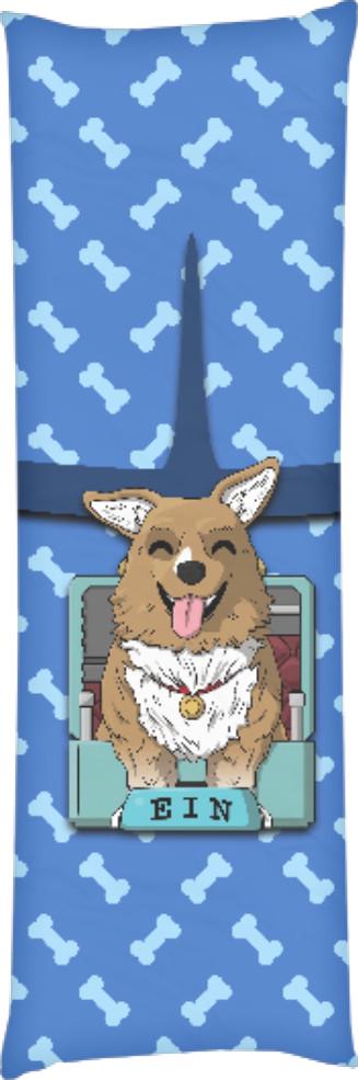 Подушка дакімакура Cowboy Bebop Ein 50x150 см (13531545)