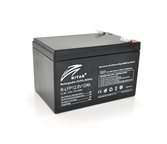 Аккумуляторная батарея Ritar LiFePO4 12.8V 12Ah 153.6Wh (1866639048)