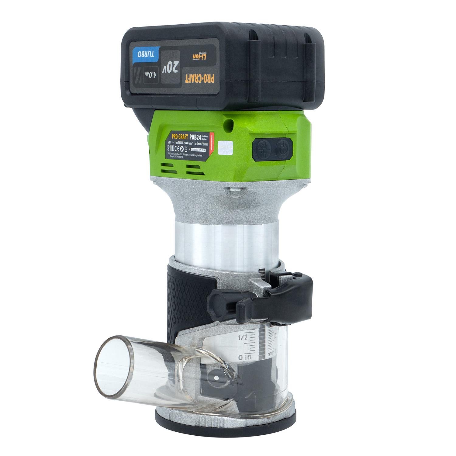 Фрезер акумуляторний Procraft POB24 1х АКБ (29013153) Фрезер акумуляторний Procraft POB24 1х АКБ (29013153)