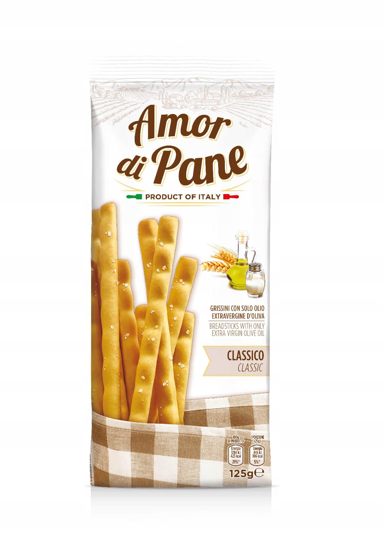 Гриссини Amor di Pane Classic 125 г (15357554) - фото 1