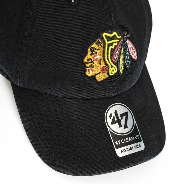 Кепка 47 Brand CHICAGO BLACKHAWKS OSFA Черный - фото 4