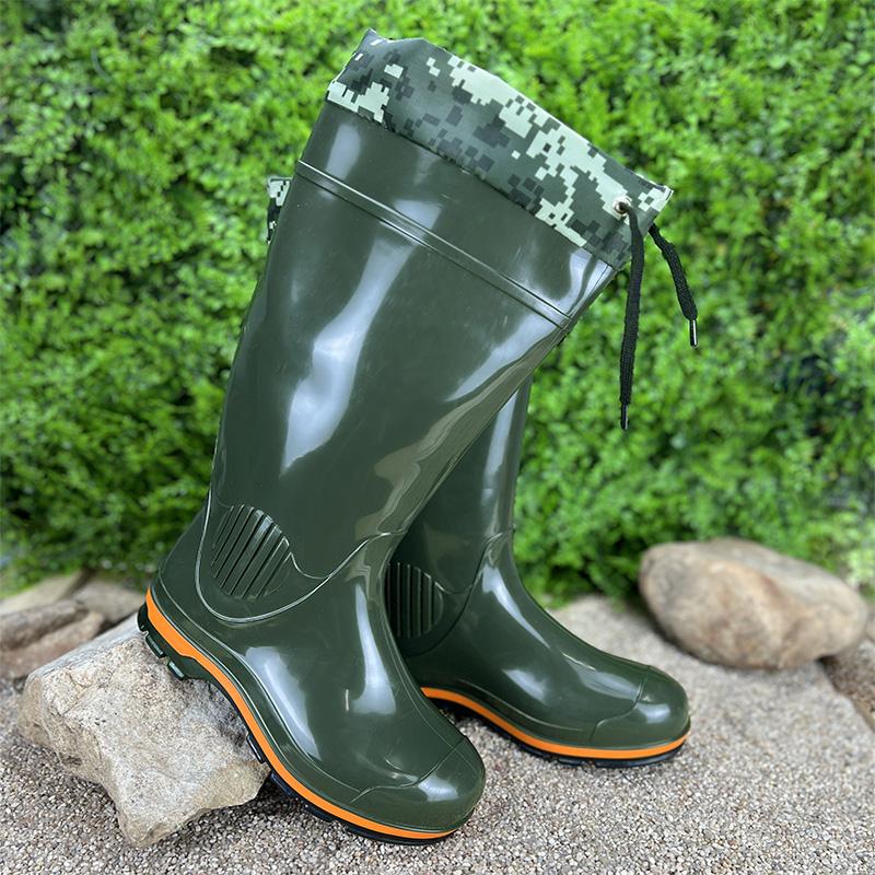 Чоботи гумові чоловічі VS-005050-10 30 см p. 46 Зелений (64708906)