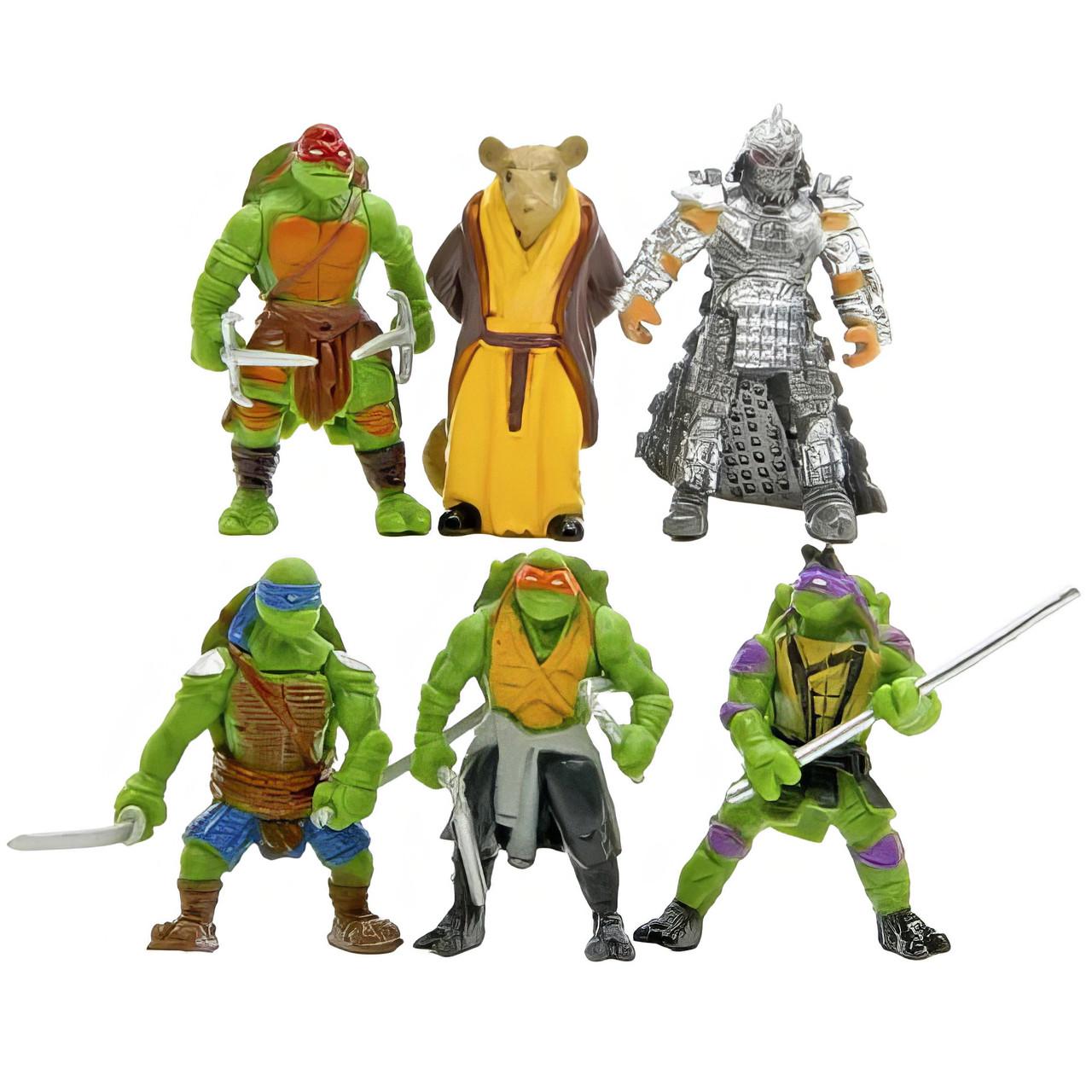 Набір фігурок TMNT Черепашки Ніндзя 6в1 5 см (17662660)