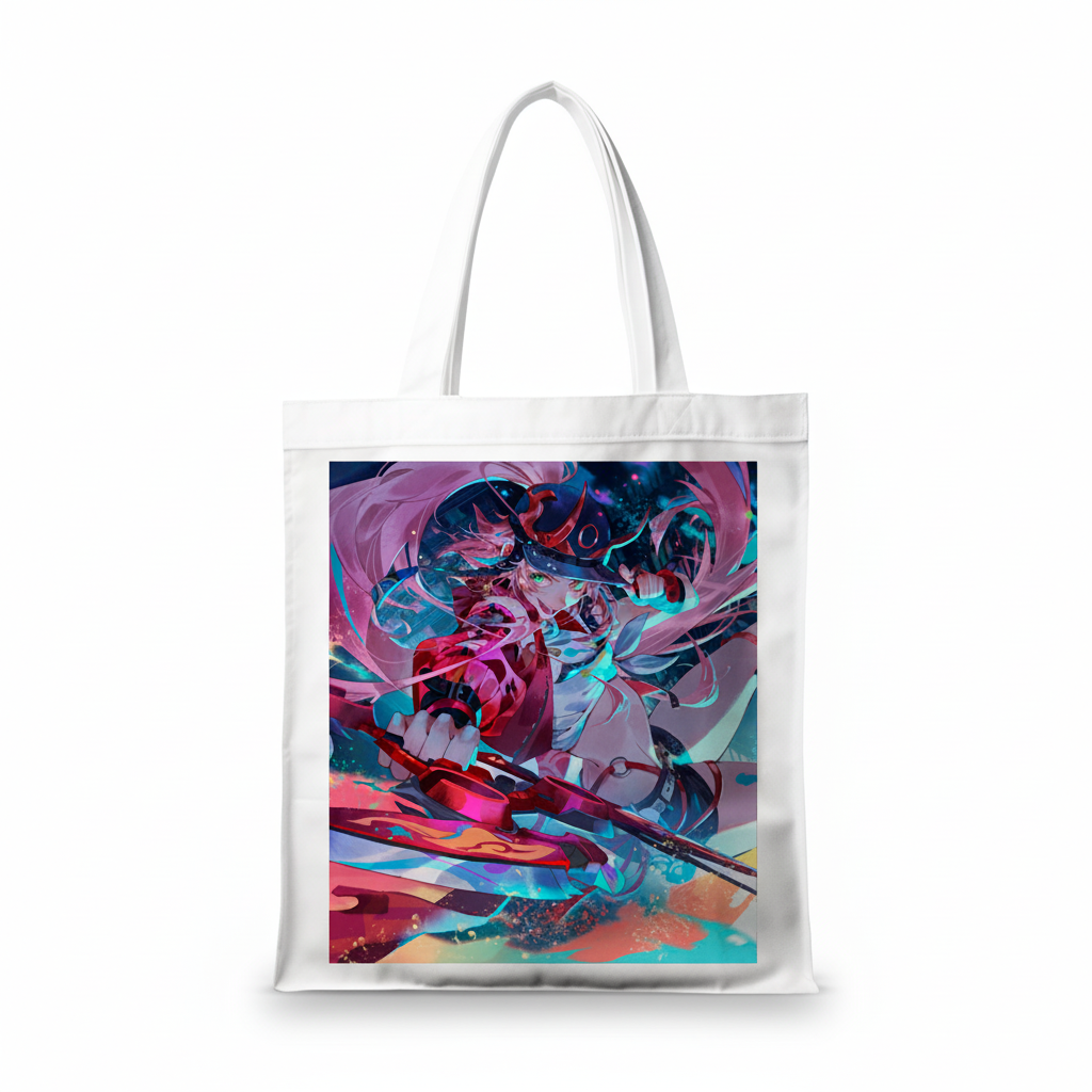 Сумка-шопер Honkai Star Rail з льону Білий (11278)