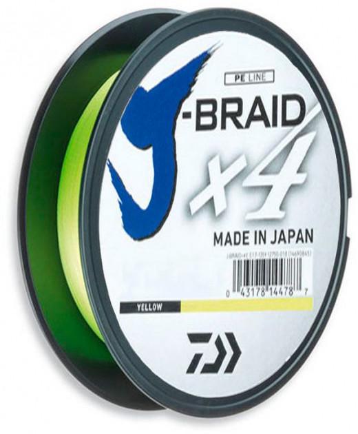 Шнур DAIWA J-Braid x4 0,10 мм 135 м 3,8 кг 8lb