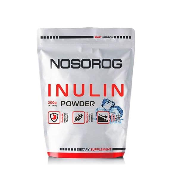 Энзимы для спорта Nosorog Nutrition Inulin 200 g /40 servings/ Pure - фото 1